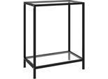 Vidaxl Tavolo Consolle Trasparente 60X35X75 Cm In Vetro Temperato - Tavolo Consolle - Tavoli Consolle - Tavoli Da Parete - Tavoli Da Parete