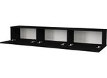 Mobile Tv 'Vihti' 180X31X29,5Cm Nero