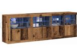 Syfax™ Madia Led Legno Vecchio 202 X 37 X 67 Cm Legno Multistrato