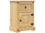 Syfax™ Comodino 45X35X64 Cm In Legno Massello Di Pino