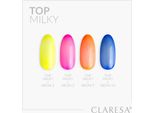 Claresa Milky Top Coat - Top Coat Gel Impeccabile, 5 G