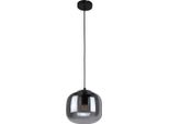 Italux Calto 1 Lampada A Sospensione E27, Nera, 22 Cm