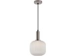 Lampada A Sospensione Penzi Argento E27 Italux 40W Max