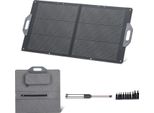 Succebuy Pannello Solare Pieghevole 100 W, Caricatore Solare Portatile Con Efficienza Del 24%, Pannello Solare Monocristallino Con Uscita MC4, Connettori USB-A, Type-C E Dc, IP65, Ideale Per Stazioni Di Alimentazione, Campeggio Ed Escursioni