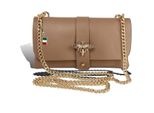 Pochette Florence Beige In Pelle D2OTM803N