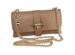 Florence Borsa In Pelle A Tracolla Frizione Taupe Beige OTM803N