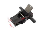 Mini Pialla Per Legno Fai Da Te Strumento Manuale Per La Lavorazione Del Legno Per Rifilare E Levigare Acciaio Resina (Nero Con Manico)