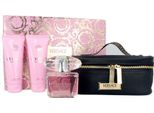 Versace Bright Crystal Eau De Toilette Spray 90Ml Set Natalizio 4 Pezzi