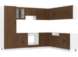 Syfax™ Set Mobili Da Cucina 14 Pz Porto Rovere Marrone In Truciolato