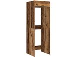 Syfax™ Mobiletto Per Lavatrice Legno Vecchio 67,5 X 68 X 200 Cm