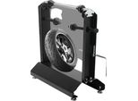 Bilanciatrice Per Ruote Di Motociclette, Robusto Acciaio Al Carbonio, Dimensioni: 40 Cm X 20 Cm X 43 Cm, Compatibile Con Ruote Fino A 55 Cm Di Diametro, Perni Di Centraggio Completamente Regolabili, Peso: 6,8 Kg