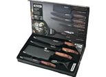 Set Di Coltelli Da Cucina, Acciaio Inossidabile, Set Di Utensili Da 6 Pezzi, Cioccolato