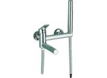 Rubinetto Per Lavabo, Montaggio A Parete, Funzione Doccetta, Cromato