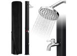 Tolletour Doccia Solare Doccia Per Piscina Doccia Da Giardino 35 L Nero Con Cappuccio Protettivo Doccia Da Campeggio Fino A 60 °C Doccia A Pioggia Doccia Da Esterno Piscina Da Campeggio