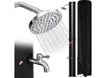 Doccia Solare Clanmacy 35L Con Protezione Antipioggia Doccia Estiva Con Doccia Per I Piedi Doccia Per Piscina Doccia Da Giardino Doccia A Soffione Nero