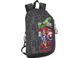 Zaino Casual The Avengers Vendetta Nero 22 X 39 X 10 Cm