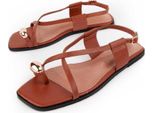 Montevita Sandalo Flache Mirea6 Braun