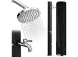 Doccia Solare Tolletour 20-60 Litri - Fino A 60°C - Con Soffione Orientabile, Doccia A Pedale E Tubo Da Giardino