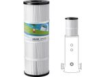 Cartuccia Filtrante Per Piscina Vevor, Filtro Di Ricambio Da 4,6 M², Compatibile Con Hayward C500, CX500-RE, Pleatco, Sicuro Per Bambini E Animali Domestici, Pieghettato A Tre Lobi, Facile Da Pulire, 508X178 Mm, 1 Pz.