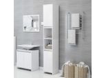 Syfax™ Mobile Da Bagno Bianco 30X30X183,5 Cm In Legno Multistrato