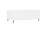 Syfax™ Tavolino Da Salotto Bianco 90X50X36,5 Cm In Legno Multistrato