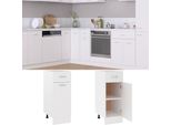 Syfax™ Armadio Con Cassetto “Lyon” Bianco 30X46X81,5 Cm