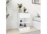 Vidaxl Comodino Bianco 40X35X65 Cm In Legno - Comodino - Comodini - Cassettiera - Cassettiera - Comodini