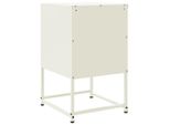 Syfax™ Comodino Bianco 36X39X60,5 Cm In Acciaio