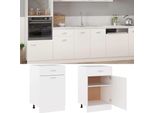 Syfax™ Armadio Con Cassetto “Lyon” Bianco 50X46X81,5 Cm