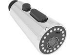Rubinetto Testa Di Spruzzo G1/2 Nichel Spazzolato 3 Modalità In Acciaio Inox Abs Antiruggine Per Lavello Cucina