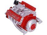 V8 Engine Building Resin V8 Car Engine Model Desktop Display Ornament Home Decoration For Teens Adults Red