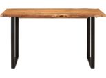 Syfax™ Tavolo Da Pranzo 140X70X76 Cm In Legno Massello Di Acacia