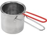 Friggitrice Pentola 304 In Acciaio Inox Padella Per Brodo Con Cestello Di Filtraggio E Manico Per Friggere I Gamberi