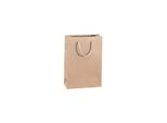 Borsa Di Carta, 18 X 8 X 26 Cm, 200 Pezzi. Kraftlux Eco Beige Awih