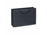 Borsa Di Carta 38 X 10 X 35 Cm, 100 Pz. Nera Premium Awih