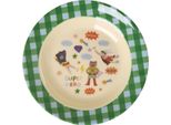 Piatto Fondo Per Bambini Rice Melamina - Super Hero Verde 250 Ml