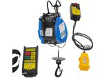 Verricello Elettrico, 230 V, Potenza 1500 W, Lunghezza Cavo 30 M, Portata 250 Kg, Telecomando Senza Fili