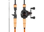Vevor Set Canna Da Pesca E Mulinello (Baitcasting), Canna Da 2 M In Fibra Di Carbonio (IM7), Set Canne Da Pesca Per Spigole Con 6+1 Cuscinetti A Sfera E Rapporto Di Trasmissione 7,0:1 E Impugnatura In Sughero, Set Da Pesca Per Destrimani