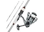 Set Canna Da Pesca E Mulinello Vevor, Canna In Fibra Di Carbonio (IM7), Set Canna Da Pesca Per Spigole E Mulinello Da Spinning Con Canna In Due Pezzi Da 2,13 M, 7+1 Cuscinetti A Sfera E Impugnatura In Eva, Per La Pesca In Acqua Salata E Dolce