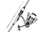 Set Canna Da Pesca E Mulinello Vevor, Canna In Fibra Di Vetro E Fibra Di Carbonio (IM6), Set Canna Da Pesca Per Spigole E Mulinello Da Spinning Con Canna In Due Pezzi Da 2 M E 7+1 Cuscinetti A Sfera, Per La Pesca In Acqua Salata E Dolce