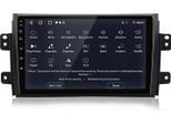 Radio Android Compatibile Con Suzuki SX4 2006-2014 Carplay Android Auto Navigatore Bluetooth Dab+ Telecamera Posteriore 9 Pollici 64 Gb