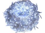 Catena Luminosa A Led Per Grondaia, Diverse Lunghezze, 8 Modalità Di Illuminazione, Luce Bianca Fredda, Spina Ue, 15 M 600 Led