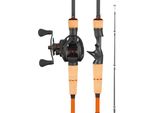 Vevor Set Canna Da Pesca E Mulinello (Baitcasting), Canna Da 2 M In Fibra Di Carbonio (IM7), Set Canne Da Pesca Per Spigole Con 6+1 Cuscinetti A Sfera E Rapporto Di Trasmissione 7,0:1 E Impugnatura In Sughero, Set Da Pesca Per Mancini