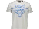 Plein Sport T-Shirt Uomo Tessile Bianco SF9566 - Taglia: 2XL