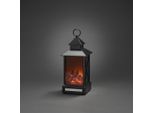 Konstsmide - Lanterna A Led, Camino 8H Timer, 4 Diodi Bianco Caldo, A Batteria, Da Esterno, 0,4W, Batteria: 3 X C 1,5V (Escl.)