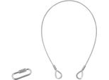 Eurolite Cavo Di Sicurezza B 3X600Mm Fino A 5Kg Argento