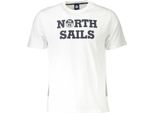 North Sails T-Shirt Uomo Tessile Bianco SF17677 - Taglia: 2XL