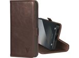 Torro Custodia In Pelle Per Galaxy S25 (Con Funzione Stand) - Marrone Scuro