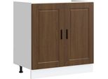 Syfax™ Mobile Base Lavello Porto Rovere Marrone 80X46X81,5 Cm