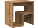 Syfax™ Comodino Rovere Artigianale 40X30X40 Cm In Legno Multistrato